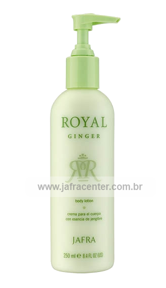 Royal Ginger Loção p/ corpo c/ Extrato de Gengibre 250ml